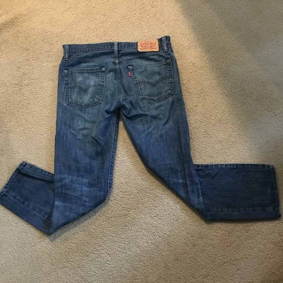 Levi’s Men’s 513 Slim Straight Flex 31x30 Jeans - Picture 4 of 7